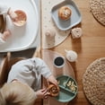 thumbnail image 4 of mushie Square Dinnerware Plates for Kids Made in Denmark, Set of 2 (Sage), 4 of 8