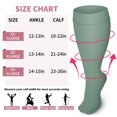 thumbnail image 6 of 3 Pairs Copper Compression Socks for Plus Size Women & Men Circulation 20-30 mmHg Knee High- Better Blood Flow, Swelling, Best Support for Medical, Running, Nursing, 6 of 6