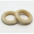 thumbnail image 4 of U8MO 50 Unfinished Natural Untreated Plain Wooden 30mm(1.2") Round Ring DIY Craft, 4 of 4