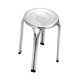 thumbnail image 2 of Taburete apilable multiusos, sillas de acero inoxidable, apilables, sin respaldo, de metal, para aulas, para interiores y exteriores. 30 centímetros, 2 of 8