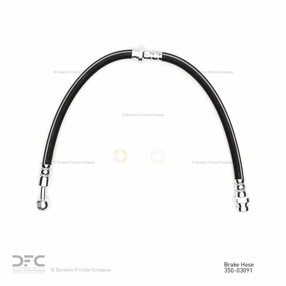 Rear Right Dynamic Friction Company Brake Line Hose 350-03091 For 1997-2000 Hyundai Elantra, 1997-2001 Hyundai Tiburon