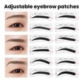 thumbnail image 2 of 1 Set Eyebrow Stencil Sticker Disposable Brow Shaper Drawing Guide Tools DIY Women Beginner Eyebrow Shaping Template, 2 of 8