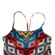 thumbnail image 3 of Floral sin Espalda para Mujeres Cuello SG BLESIY  Vestido largo floral de las mujeres, 3 of 8