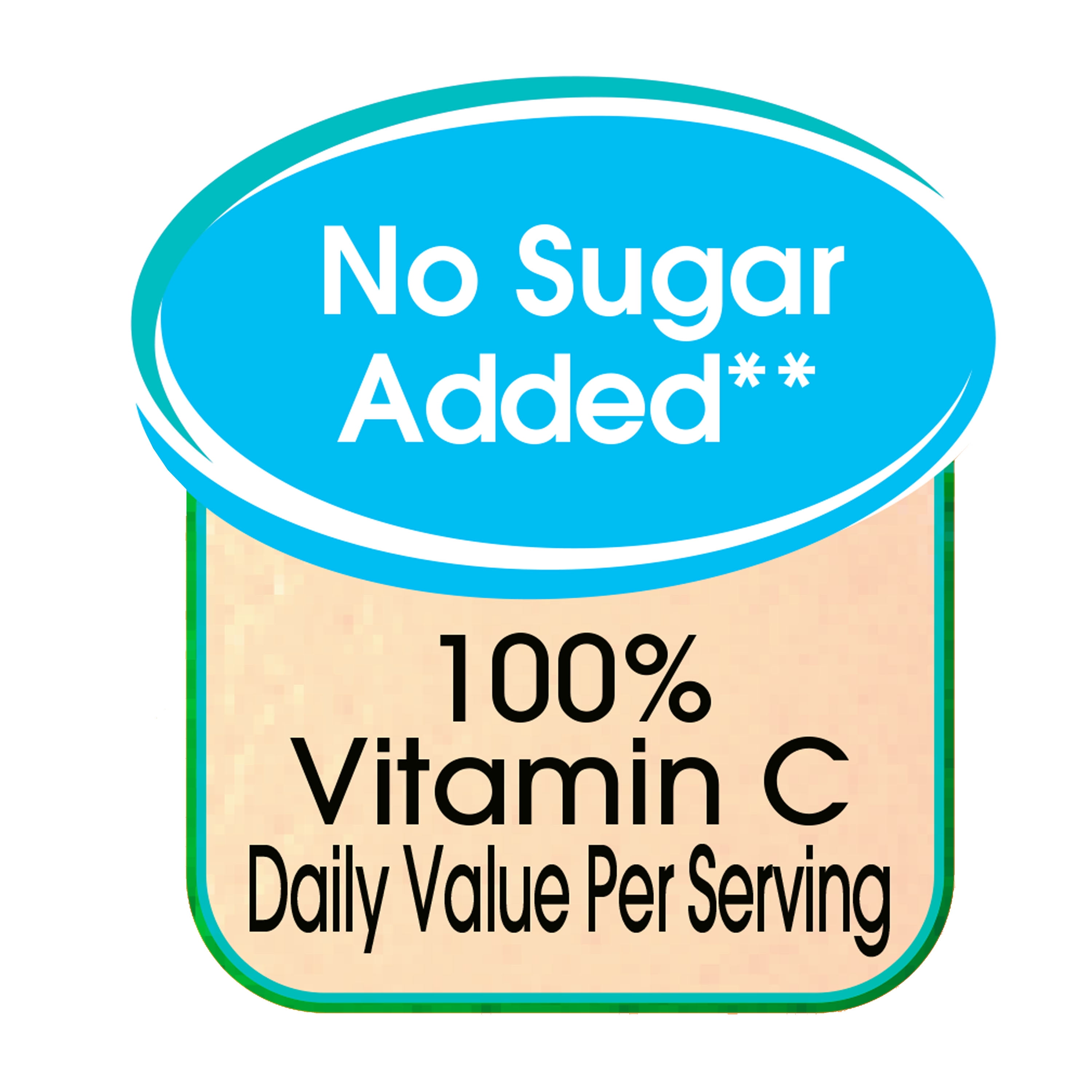 (4 pack) Great Value 100% Orange Juice, 10 fl oz, 6 Count