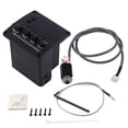 thumbnail image 2 of Guitarras acústicas EQ Portátil Profesional Universal 2 Bandas Control Componentes de recogida de batería Accesorios con sintonizador kenally OD010902-00, 2 of 7
