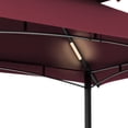 thumbnail image 4 of Outdoor Canopy Gazebo with LDE Light, 8 x 5 Ft Grill Gazebo Hardtop for Backyard, Patio Gazebo Clearance, 2-Tier Barbecue Canopy Shelter, Gazebo Tent with Bottle Opener, Mesh Shelves and Hooks, B1835, 4 of 11