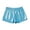 Blue, variant on fatyb Girls Shiny Shorts Summer Elastic Waist Sparkly Dance Shorts Kids Fashion Party Shorts for Girls
