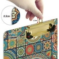 thumbnail image 4 of FMSHPON Mandala Clipboard Hardboard Wood Nursing Clip Board and Pull for Standard A4 Letter 13x9 inches, 4 of 8