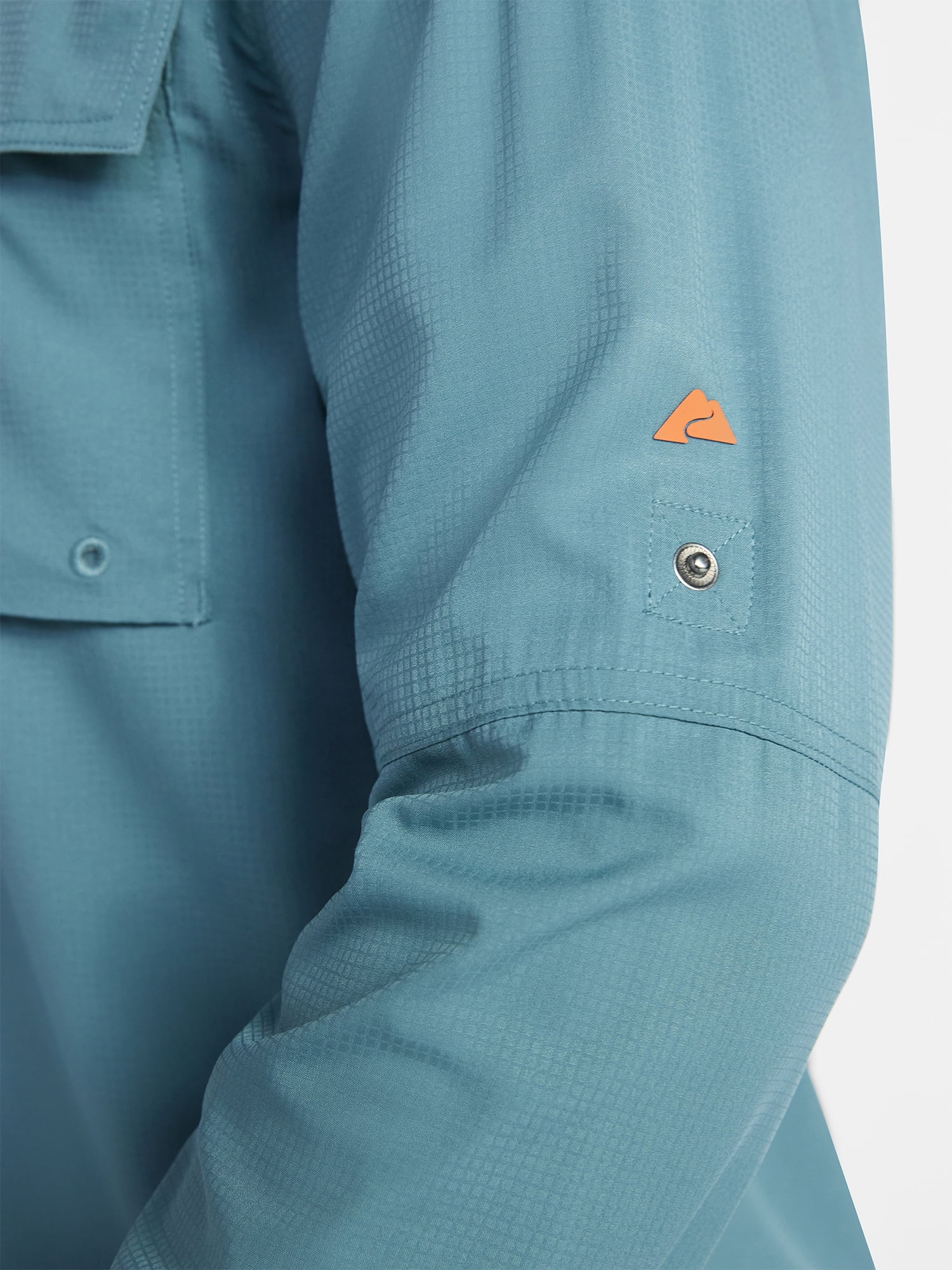 Ozark Trail Men's and Big Men's Upstream Shirt with Long Sleeves, Sizes S-3XL