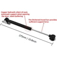 thumbnail image 2 of 80N Hydraulic Gas Struts 6Pcs, Soft Close Lid Support for Cabinets & Furniture, 10 Inch Length Gas Spring Lift for Doors, RV, and Storage Box with Screws, 2 of 7