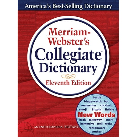 Merriam Webster S Collegiate Dictionary Thumb Indexed Walmart Com