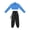 Blue, variant on renvena Youth Girls Outfits for Hip Hop Dance Crop Top with Pants Set Sweatshirt and Sweatpants Tracksuit