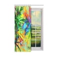thumbnail image 2 of MKHERT Tropical Palm Window Curtain Living Room,Bedroom Window Drapes 52x84 inch, 2 of 3