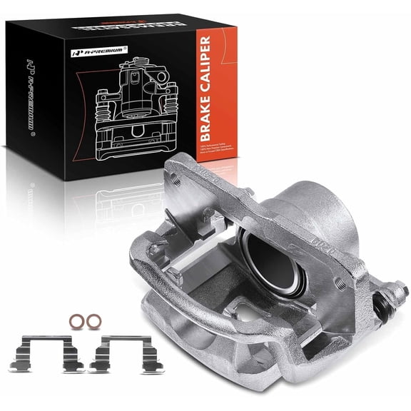 A-Premium Brake Caliper Assembly Compatible with Toyota Avalon Camry Solara Lexus ES300 Front Right Passenger Side Fits select: 1998-2004 TOYOTA AVALON XL/XLS, 2000-2001 TOYOTA CAMRY CE/LE/XLE