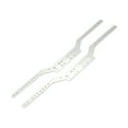 thumbnail image 1 of MERIGLARE 2 Pieces Aluminium Chassis Frame Rails for MN168 MN78 1:12 Scale RC Car Part Argent, 1 of 9
