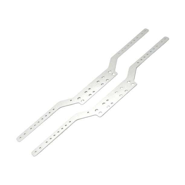 2 rieles de chasis de coche RC, piezas de repuesto para modificación DIY para MN168 Argén