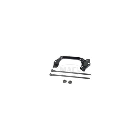Chrome Distributor Hold Down Clamp - MACs Auto Parts 42-37084 Battery Hold Down Kit - Top Clamp Type - Used From 1-3-66