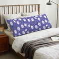 thumbnail image 6 of Naloa Daisies Flowers Super Soft 20x60 Body Pillow Case,Long Side Hidden Zipper（PILLOWS ARE NOT INCLUDED）, 6 of 6