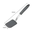 thumbnail image 6 of Oiur Silicone Cookie Spatula Turner Mini Brownie Spatula Heat-Resistant No Scratch Small Silicone Spatula Non-stick Cookware Flipper Baking Utensils, 6 of 7