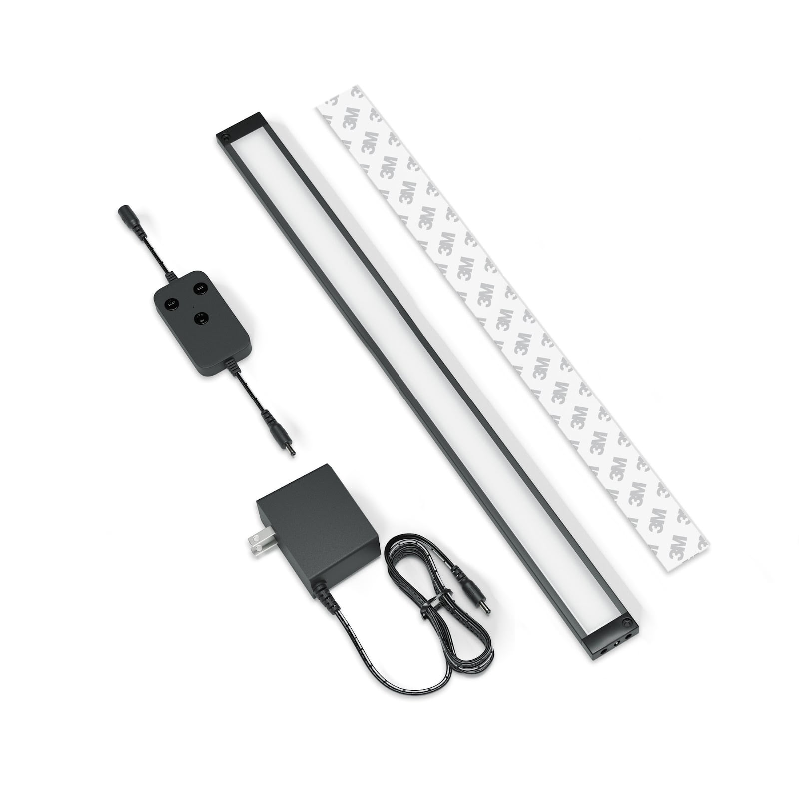 EShine 1 Pack 20 inch Black Smart Dimmable LED Under Lighting