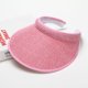 thumbnail image 4 of Visera sin cordones cubierta de tela para mujer, gorra ajustable, viseras deportivas, sombreros de sol de ala ancha de verano, viseras para mujer, sombreros para sol UV, 4 of 5