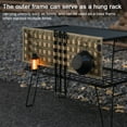 thumbnail image 4 of Outdoor Camping Iron Table Portable Folding Table Picnic Storage Rack, 4 of 8