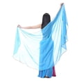 thumbnail image 2 of Eoperou Faux Silk Shawl Women Summer Chiffon Belly Gauze Scarf Evening Gowns Wedding Dresses Beach Faux Silk Wrap, 2 of 7