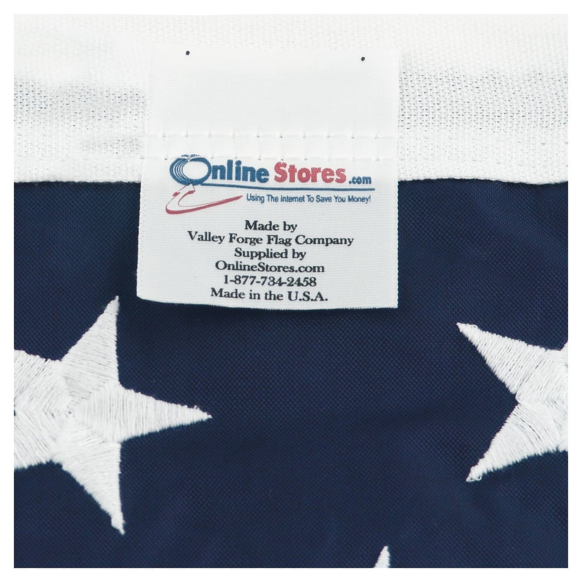 Super Tough Brand USA 2ft x 3ft Nylon American Flags 10in