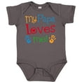 thumbnail image 3 of Inktastic My Papa Loves Me Boys or Girls Baby Bodysuit, 3 of 5