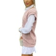thumbnail image 2 of Gomelly Ladies Waistcoat V Neck Sweater Vest Loose Sweaters Women Plain Fall Pullover Sleeveless Jumper Top Pink S, 2 of 4