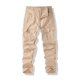 thumbnail image 4 of Pantalones largos para hombre, de color liso, informales, con bolsillos, para trabajo, para actividades al aire libre, rectos, de poliéster., 4 of 7