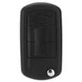 thumbnail image 1 of Coque à Clé Rabattable, Noir 3 Boutons Couverture de Télécommande pour Remplacement de Voiture pour Range Rover 2005-2010, 1 of 8