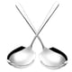 thumbnail image 3 of 2 cucharas grandes de acero inoxidable para servir buffet con mango largo., 3 of 8