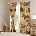 thumbnail image 3 of Homewish Tribal Western Cowboy Curtains Pack of 2 (42x84 Each) for Kids, Rustic Horse Animal Curtains Blackout, Vintage Hippie Bedroom Curtains, Living Room Curtains Decor, 3 of 5