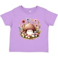 thumbnail image 3 of Inktastic Cottagecore Cute Mushrooms Girls Toddler T-Shirt, 3 of 5