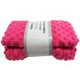 thumbnail image 3 of Shason Textile 60" x 1.5 yd 100% Polyester Fleece Solid Print Dot Craft Fabric, Hot Pink, 3 of 3