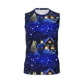thumbnail image 6 of Picia Christmas Night mens Cotton Tank Undershirts , Moisture-wicking Ribbed Tanks, Lightweight Cotton Tank Undershirts-3X-Large, 6 of 8