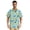 Tropical Fish in Water, variant on Dailycode Men's Casual Button Down Shirts Short Sleeve Summer Hawaiian Beach Shirt, Apple Silhouette