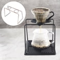 thumbnail image 4 of Soporte para gotero de café, soporte para tazas de café con múltiples orificios para el hogar, para restaurante Bronce de dos agujeros, 4 of 8