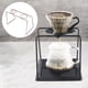 thumbnail image 4 of Soporte para cafetera de goteo, estante para café, soporte multiorificio para café preparado a mano, ideal para el hogar Bronce de dos agujeros, 4 of 8