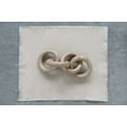 thumbnail image 3 of Creative Co-Op Mango Wood Carved Chain, 4 Rings D Cor, Natural, 3 of 4