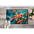 thumbnail image 2 of Carolines Treasures DAC2799MAT 0.15 x 18 x 27 in. Koi Fish Doormat, 2 of 6
