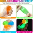 thumbnail image 4 of 4Pcs Glow in The Dark Sensory Balls, Upgraded Glowing Sticky Balls Stick to The Ceiling, Stress Relief Sensory Ball Toys for Adults , Stocking Stuffers, Cool Stuff & Party Favors, 4 of 7