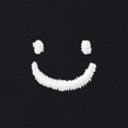 thumbnail image 2 of Dalix Lil Smile Cropped Tee Lightweight High Waisted Short Sleeve Summer Shirt Womens in Black S Small, 2 of 5