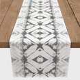 thumbnail image 3 of Creative Products Diamond Shibori Gray 16x90 Poly Twill Table Runner, 3 of 3