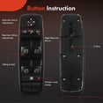 thumbnail image 4 of A-Premium Power Window Switch Replacement for Mercedes-Benz X164 W164 W251 GL320 GL350 GL450 GL550 ML320 ML350 ML450 ML550 R320 R350 Front Left, 4 of 7
