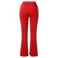 thumbnail image 5 of JJHGVB Yoga Pants Women Dress Pants Women Yoga Pants For Women Workout Pants High Waist Athletic Workout Leggings Yoga Pant Work Pants Women Wide Leg Pants Woman Red L, 5 of 5