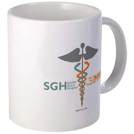 CafePress - Seattle Grace Mercy West Hospital Mug - Unique Coffee Mug, Coffee Cup (Best Takeout West Seattle)