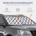 thumbnail image 7 of Picia Seahorses and Hearts 2 Piece Car Windshield Sun Shade Foldable | Foldable Sun Shield for Front Window Blocks UV Rays and Keeps Your Vehicle Cool-Large, 7 of 7