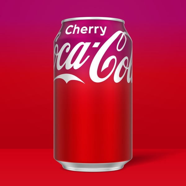 Coca-Cola Cherry Soda Soft Drink, 12 fl oz Cans, 24 Pack